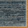 Miesner Dario Modern Striped Blue Gray Polyester High-Low Indoor Area Rug