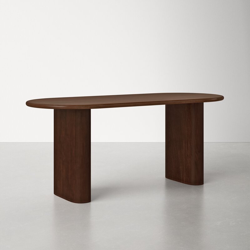 AllModern Chetna Acacia Solid Wood Dining Table & Reviews | Wayfair