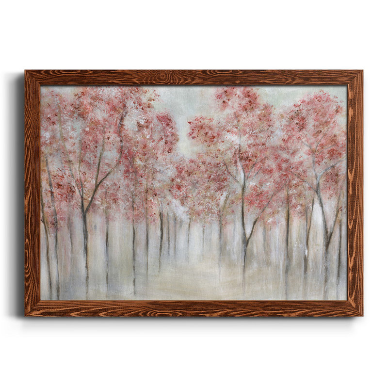 «Blush Spring», peinture sur toile encadrée, Érable, H 20 po x l 17 po x P 1,5 po