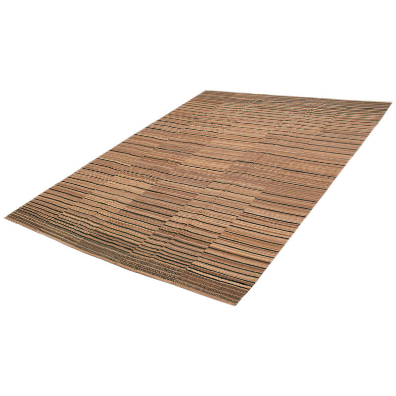 Boho brun clair Kilim 8 pi 8 po x 11 pi 8 po