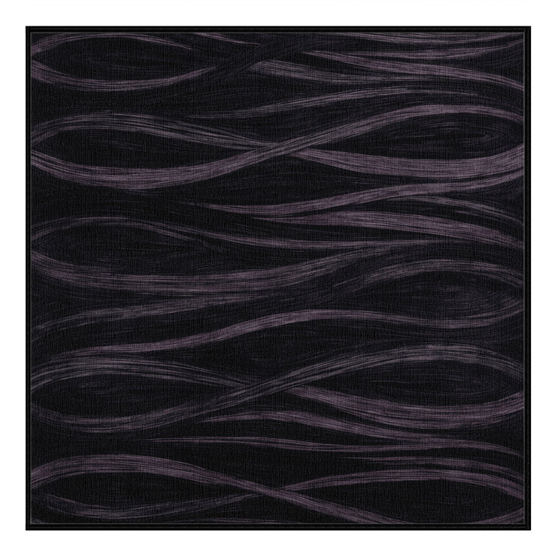 Tapis gris lavable à la machine, Carré 5 pi