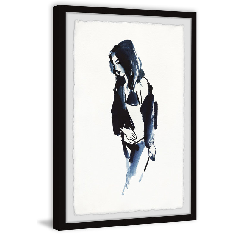 Pretty Daring by Marmont Hill - Single Picture Frame Painting, 12"H x 8"W