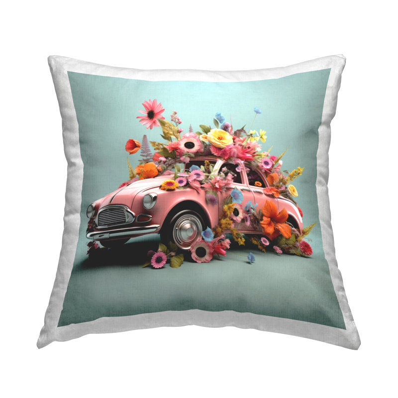 Polyester Throw Square Pillow Cover & Insert