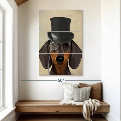 Ketti Dachshund Formal Hound And Hat