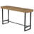 39.37" Industrial High Top & Counter Height Pub Coffee Bar Table for Kitchen, Bistro, Home Bar, Black and Brown