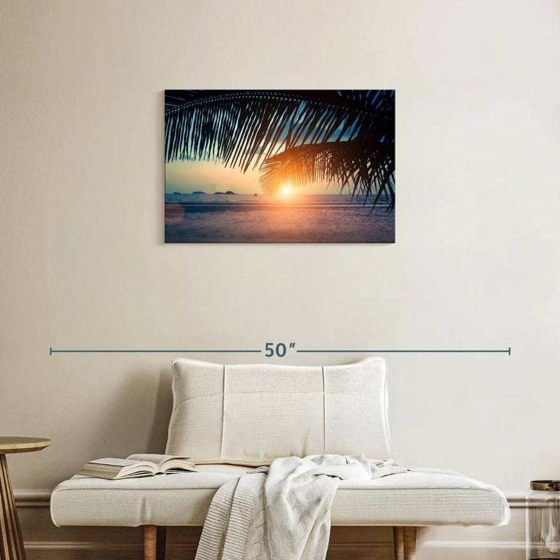 Gillard Sunset Beach Palm Leaves