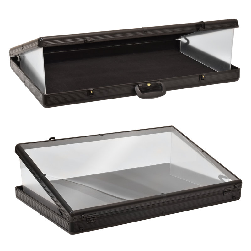 36 in.x 24 in. Portable Display Case for Jewellery, Coins, Trading Cards & Collectibles