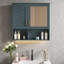 Armoire à miroir 30 po 2-en-1 pour salle de bain | Armoire à pharmacie murale avec tablettes réglables et portes à fermeture en douceur | Miroir haute définition avec façade sculptée et rangement dissimulé pour meuble-lavabo-2101555233