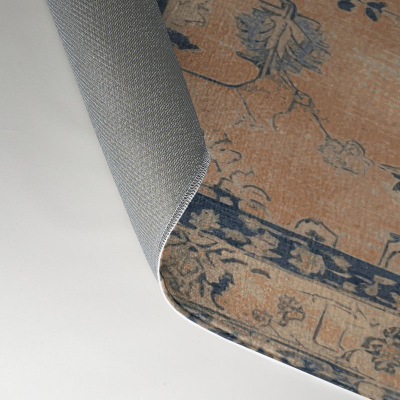 Tapis intérieur et extérieur brun Overdyed, Rectangle 9 pi x 12 pi
