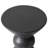 Jillayne 13" Wide Round Fiberstone Hourglass Side Table – Geometric Accent Table with Center Sphere for Living Room or Patio-1801248620