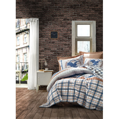 Cotton Abstract Duvet Cover Set