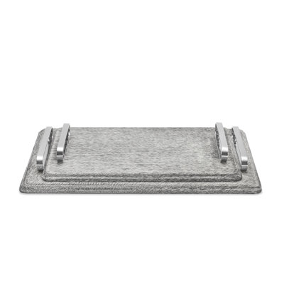 Audrina Stainless Steel Decorative Tray
