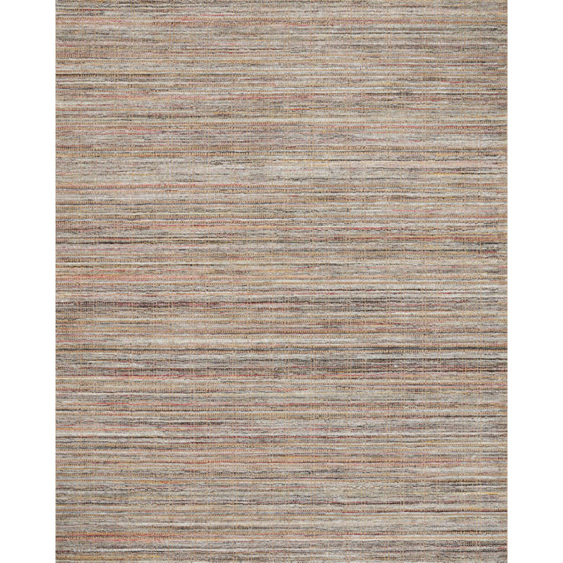 Tapis brun / rouge tissé à la main Jamie, Tapis de couloir 2 pi 6 po x 8 pi 6 po