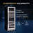 Newair Estate Series 24" 160 Bottle Wine Fridge, Dual Zone Premium Refrigerator with Display Shelves for Wines in Seamless Stainless Steel