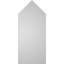 Peaked Top Surface Mount Signature Urethane Non-Functional Gable Vent 12/12 Pitch Primed Tan-101745898