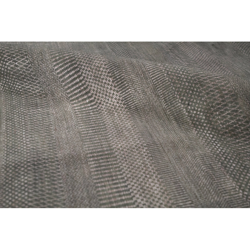 Wool Area Rug in Gray/Copper