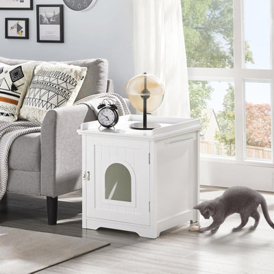 Engineered Wood Litter Box Enclosure