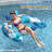 3-Pack PVC U-Shaped Inflatable Pool Floats with Cup Holders