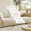 Coussin modulaire en polyester blanc cassé-988548640