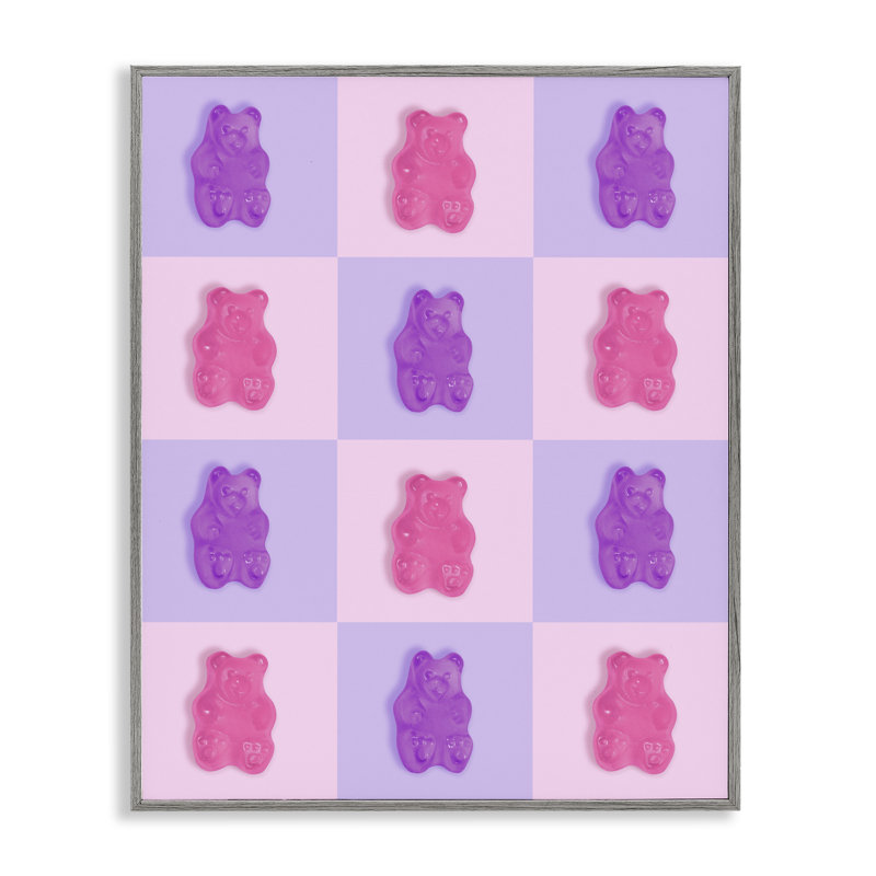 Giclée rose et lilas encadrée, design par Lish Creative, 20 x 16, Giclée de ferme grise encadrée