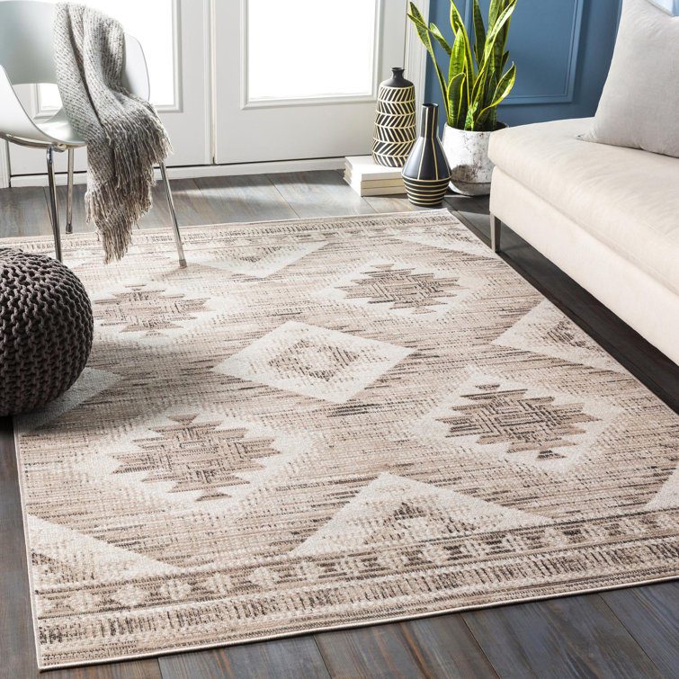 Tapis brun clair / noir Hiller