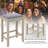 Upholstered Counter Stool with Solid Wood Frame-892540447-892540418