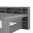 Wooden Full-Size Daybed With Integrated Storage Racks, Multi-Functional Bed With Two Drawers And A Study Table