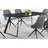 Smith Black Rectangular Ceramic Top Dining Table