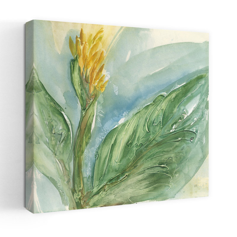 Art floral exotique II, H 18 po x l 18 po
