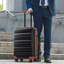 Ensemble de valises en plastique Hardshell - Valises légères et durables avec deux roues pivotantes