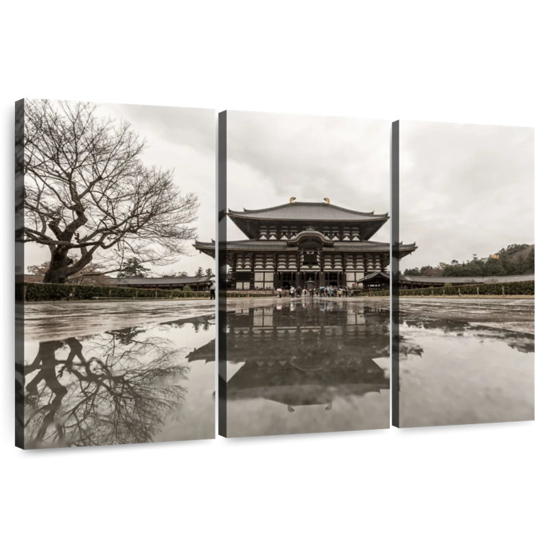 Adella Todaiji Temple Reflection, 42" H x 65" W
