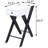 Glamorous Rectangular Side Table In White Black With & Practical Drawer Charging And Elegant