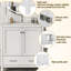 Ensemble de meuble-lavabo double 60 po (séparé) 60 "-1103459828
