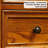 31.5"Simple Browm Solid Wood Four-Drawer Chest