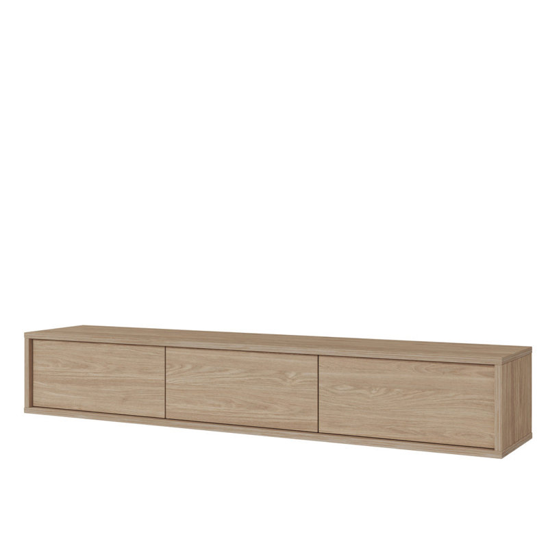 Bellantoni Unfinished TV Stand for TVs up to 70", Light Oak