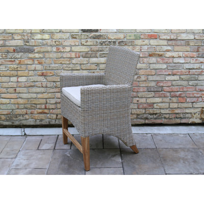 Nicole Patio Dining Armchair with Cushion