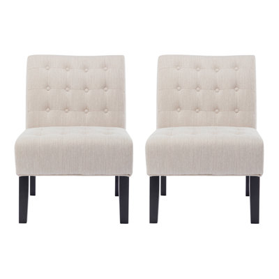 Fauteuil de chambre capitonné de 23 po de large Emmalie
