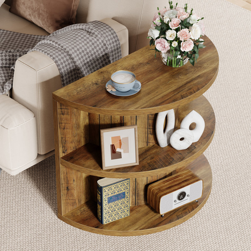 Set Of 2 Half Round Side Table