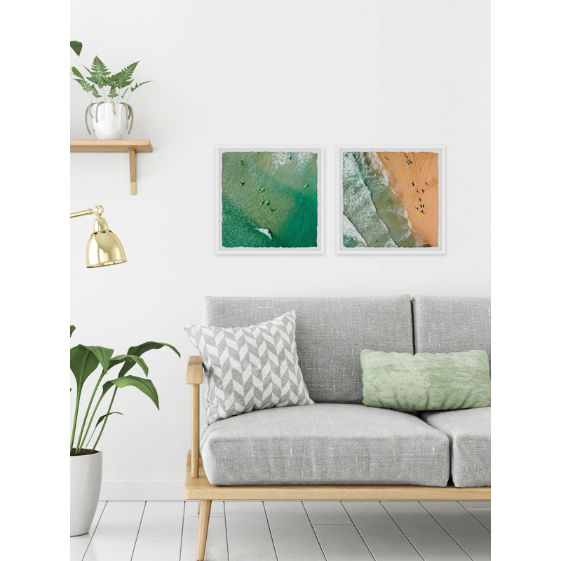 Waves III Diptych, H 18 po x l 18 po