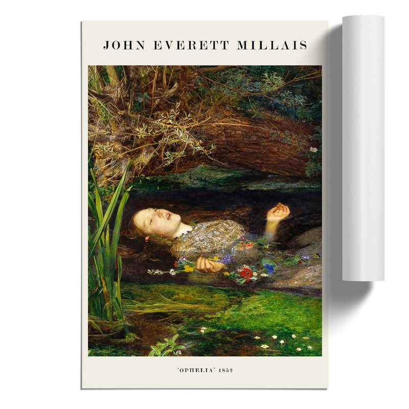 Ophelia - No Frame Print, 59cm H x 42cm W x 0.1cm D