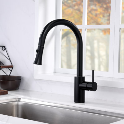 Pull Down Single Handle Kitchen Faucet