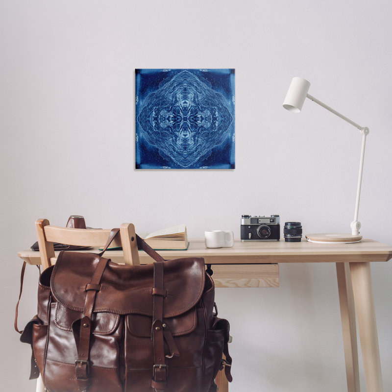 Art détaillé sur toile à motif uniforme par El Perkin, H 24 po x l 24 po