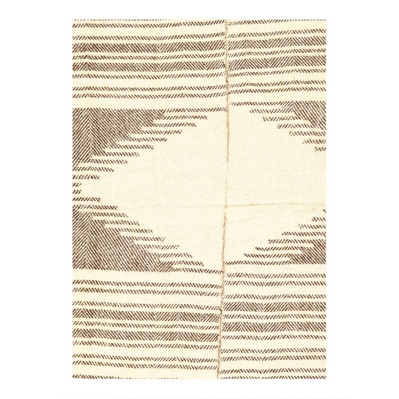 Tissé à la main finement tissé à plat vintage Sumak 3 pi 4 po x 4 pi 6 po