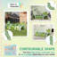 Abaigael Isabelle & Max 88cm W x 88cm D Indoor / Outdoor Plastic-1663173651