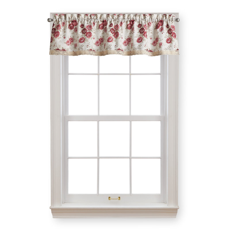 Barbra Floral Tailored Window Valance