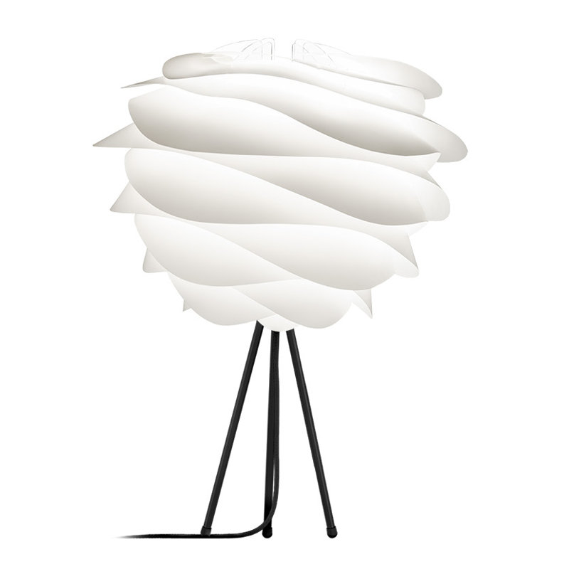 Carmina Metal Tripod Lamp, Black