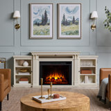 Tracey Grand 83.75'' TV Stand with Fireplace
