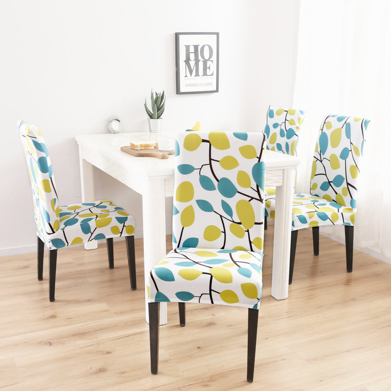 Ensemble de 2 housses extensibles en polyester et spandex