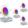 4Inch Slim LED Smart WIFI RGB Recessed Ceiling Light w/Junction Box, 10W No Hub required