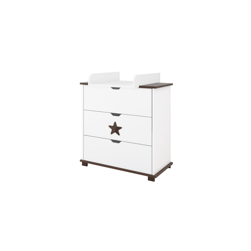 Epperson Kids 3 - Drawer Chest, White/Nut